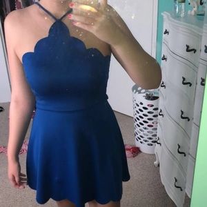 Blue party dress